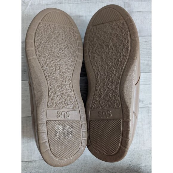 SAS Tripad Comfort Womens Taupe Leather Walking Shoes Size 7.5W - Picture 5 of 6